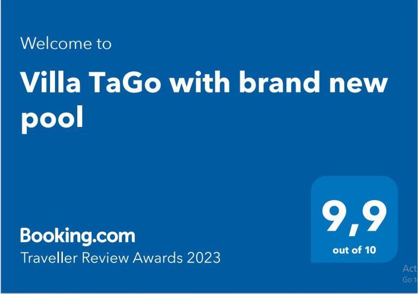 Villa Tago With Heated New Pool Kastela Ngoại thất bức ảnh